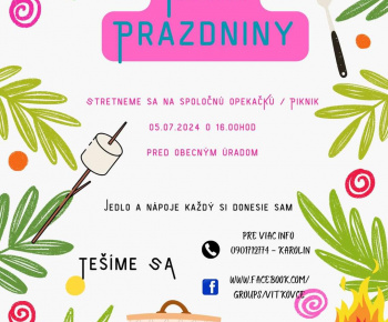 Aktuality / HURÁ PRÁZDNINY- opekačka - foto
